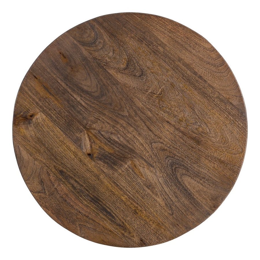 MESITA NATURAL MADERA DE MANGO 50 X 50 X 56 CM