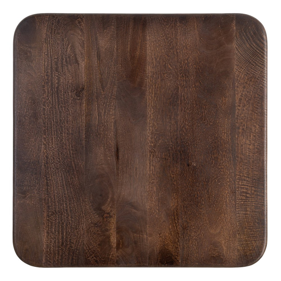 MESA CENTRO MIEL MADERA DE MANGO 80 X 80 X 45 CM