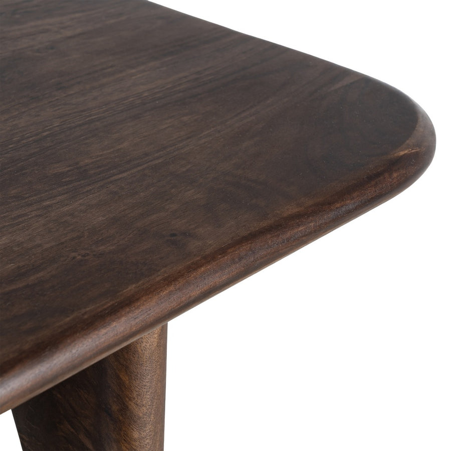 BROWN MANGO WOOD SIDE TABLE 45 X 45 X 55 CM