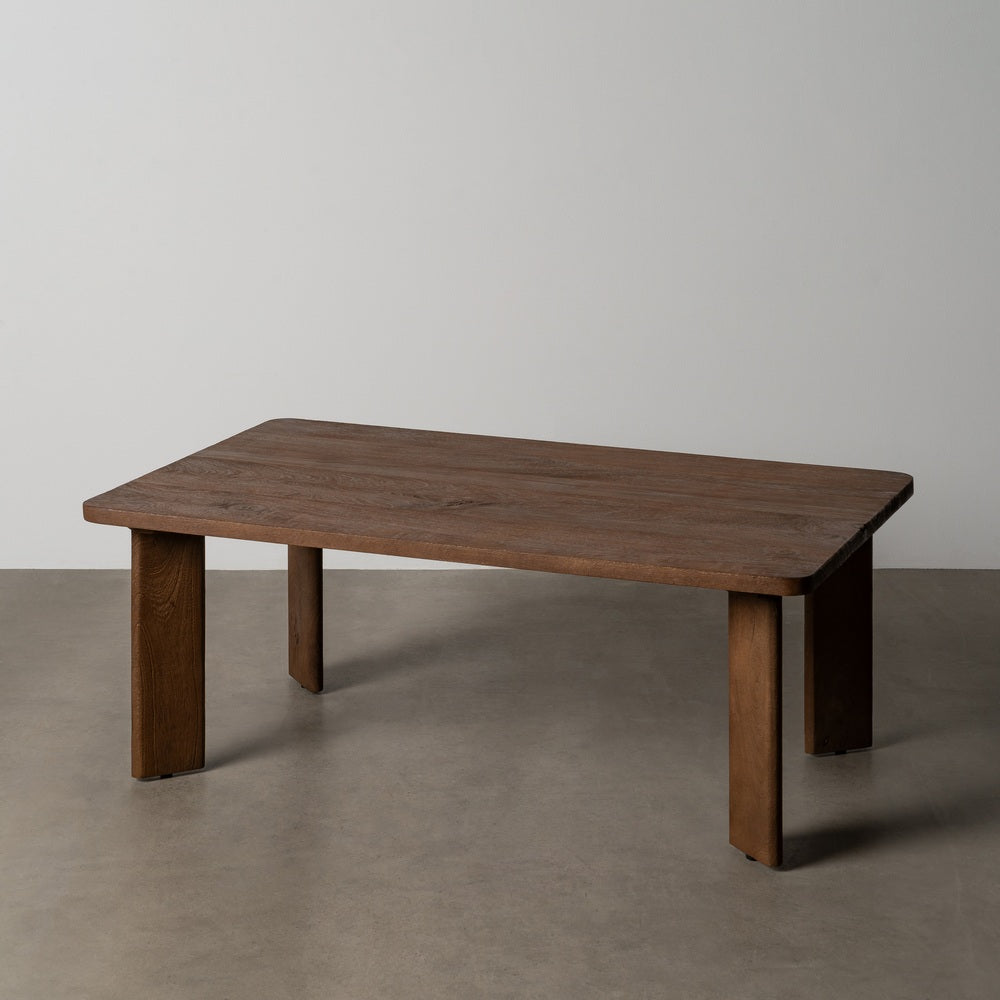 MESITA MARR�N MADERA DE MANGO 115 X 70 X 43 CM