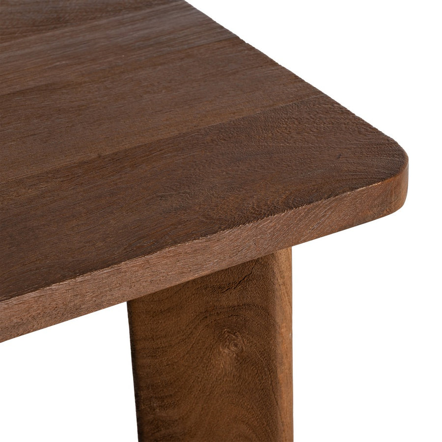 MESITA MARRÓN MADERA DE MANGO 115 X 70 X 43 CM