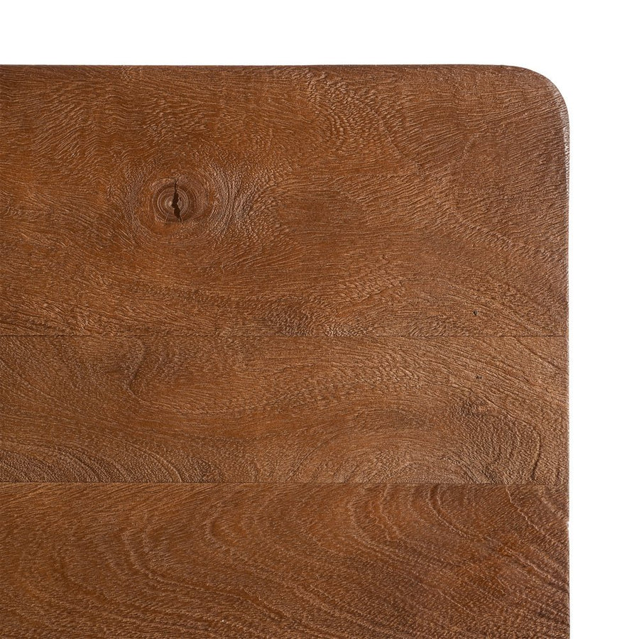 MESITA MARRÓN MADERA DE MANGO 115 X 70 X 43 CM