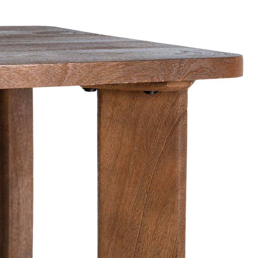 BROWN MANGO WOOD TABLE 145 X 80 X 75 CM