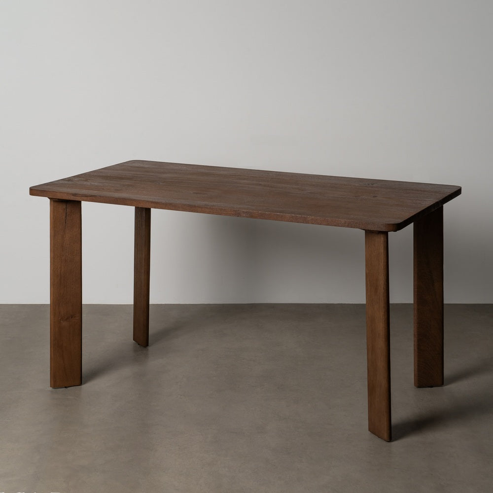 MESA MARRÓN MADERA DE MANGO 145 X 80 X 75 CM