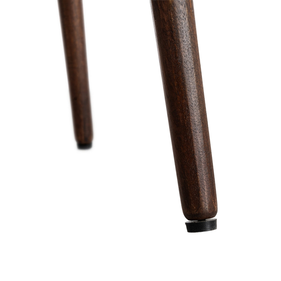 MESITA MARRÓN OSCURO MADERA DE MANGO 65 X 65 X 40 CM