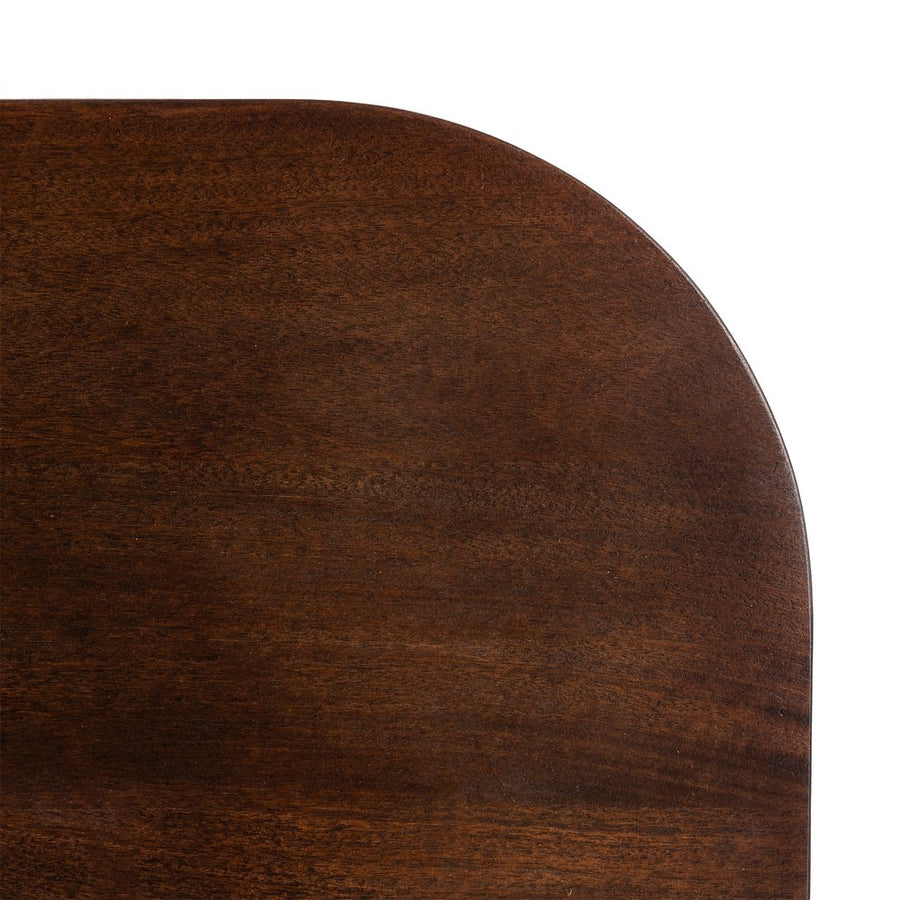 DARK BROWN MANGO WOOD COFFEE TABLE 80 X 80 X 45 CM