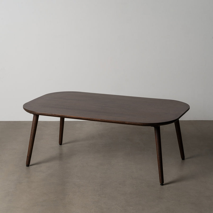 MESITA MARRÓN OSCURO MADERA DE MANGO 115 X 70 X 43 CM