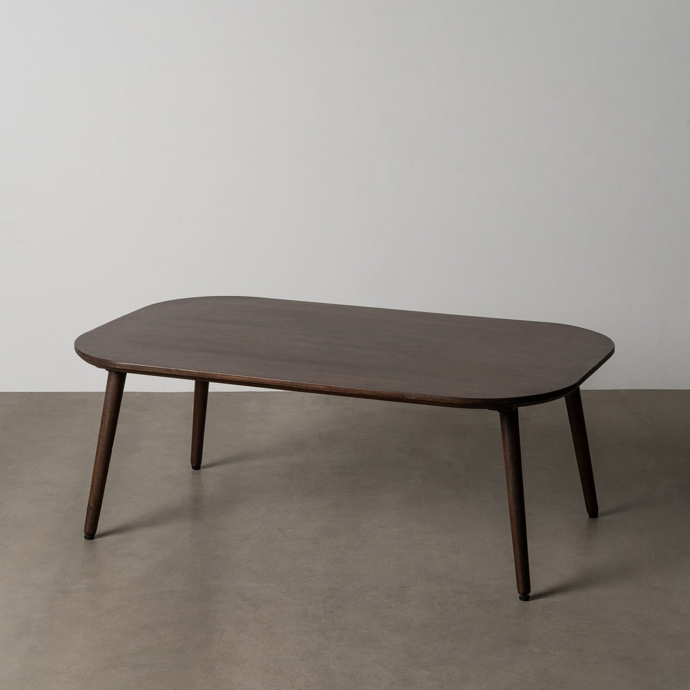 MESITA MARRÓN OSCURO MADERA DE MANGO 115 X 70 X 43 CM