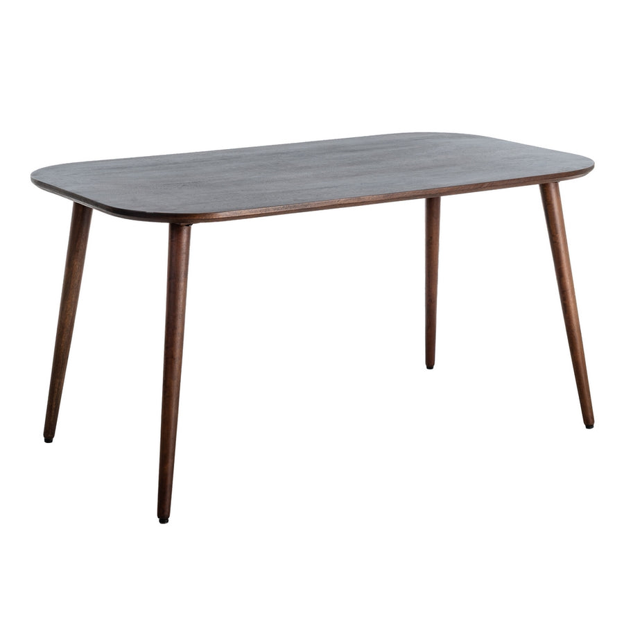 DARK BROWN MANGO WOOD TABLE 145 X 80 X 75 CM