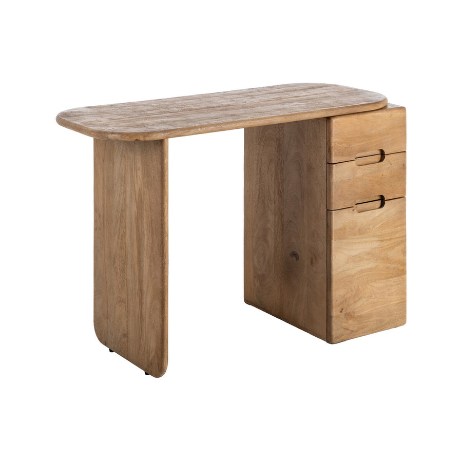 ESCRITORIO NATURAL MADERA DE MANGO SALÓN 110 X 50 X 75 CM