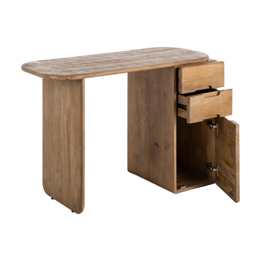 ESCRITORIO NATURAL MADERA DE MANGO SALÓN 110 X 50 X 75 CM