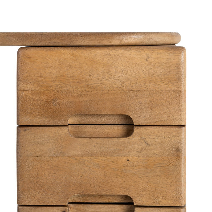 ESCRITORIO NATURAL MADERA DE MANGO SALÓN 110 X 50 X 75 CM