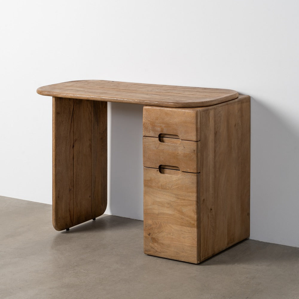 ESCRITORIO NATURAL MADERA DE MANGO SAL�N 110 X 50 X 75 CM