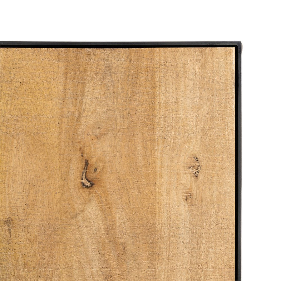 NATURAL MANGO WOOD TV CABINET LIVING ROOM 150 X 44 X 55 CM