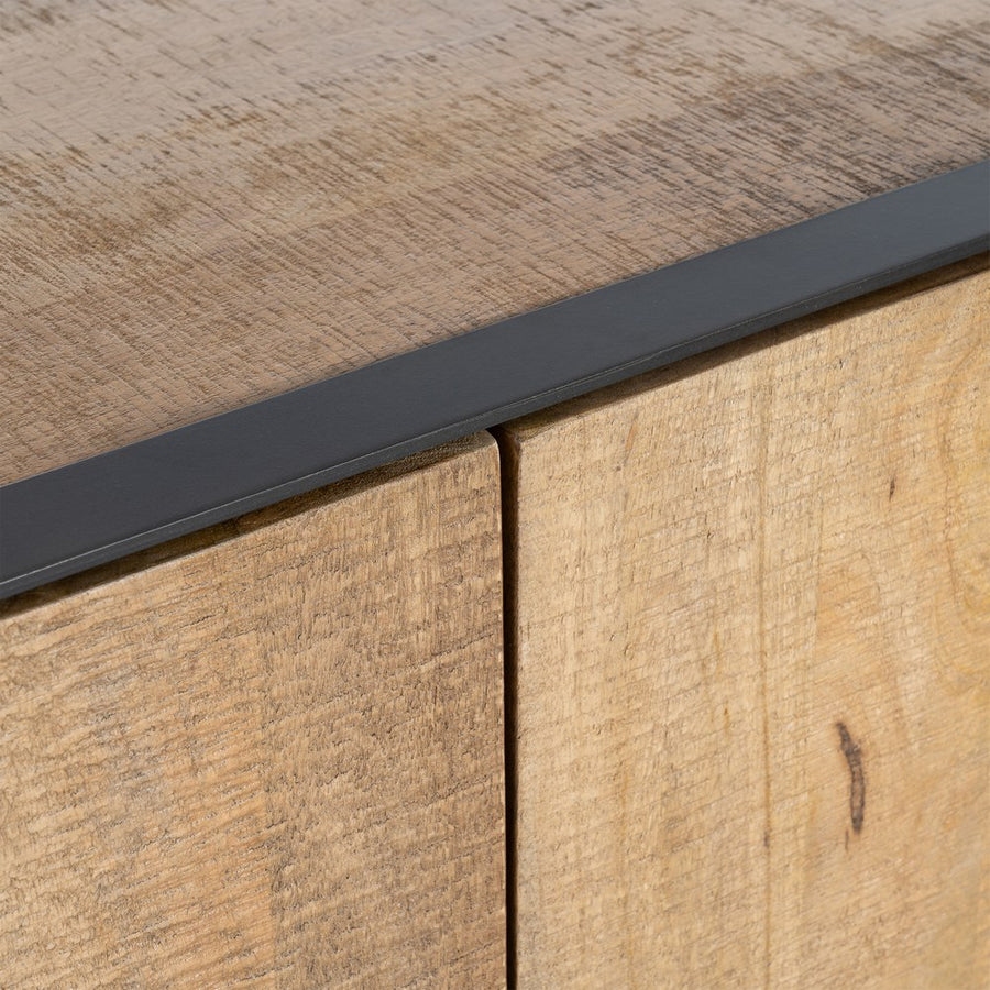 APARADOR NATURAL MADERA DE MANGO SALÓN 150 X 44 X 80 CM
