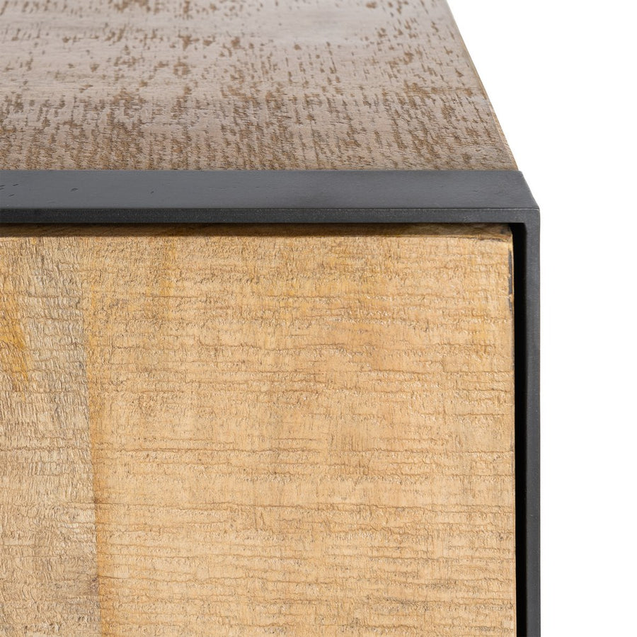 NATURAL MANGO WOOD SIDEBOARD LIVING ROOM 150 X 44 X 80 CM