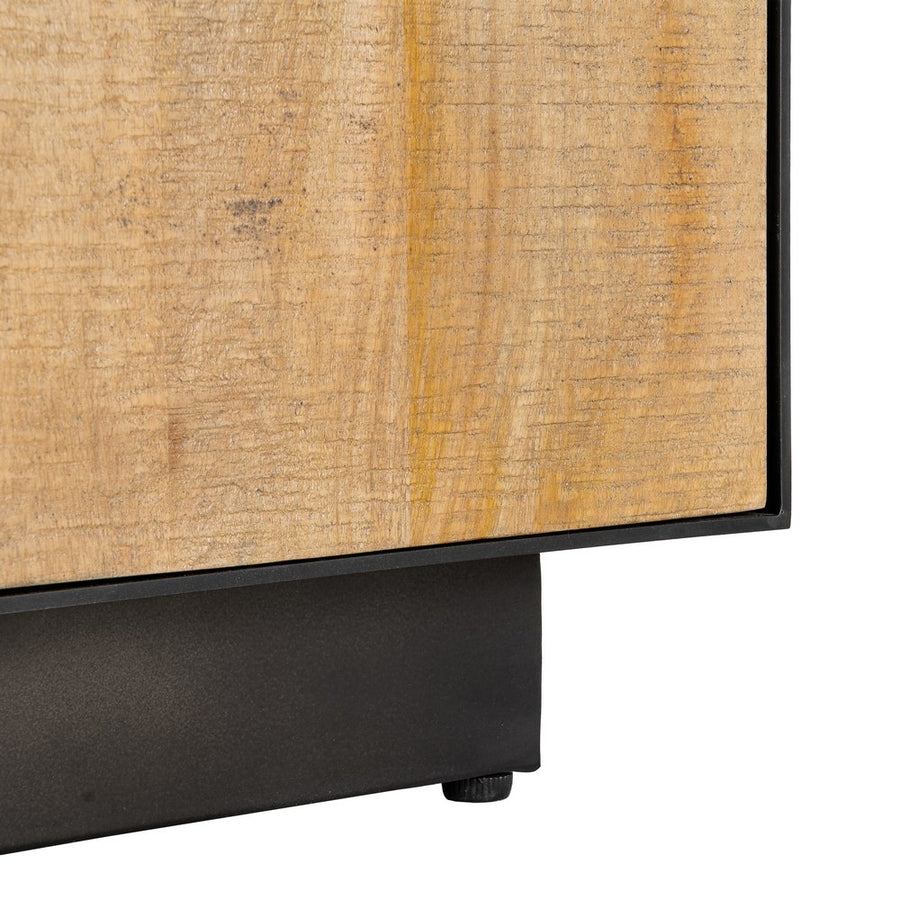 NATURAL MANGO WOOD SIDEBOARD LIVING ROOM 150 X 44 X 80 CM