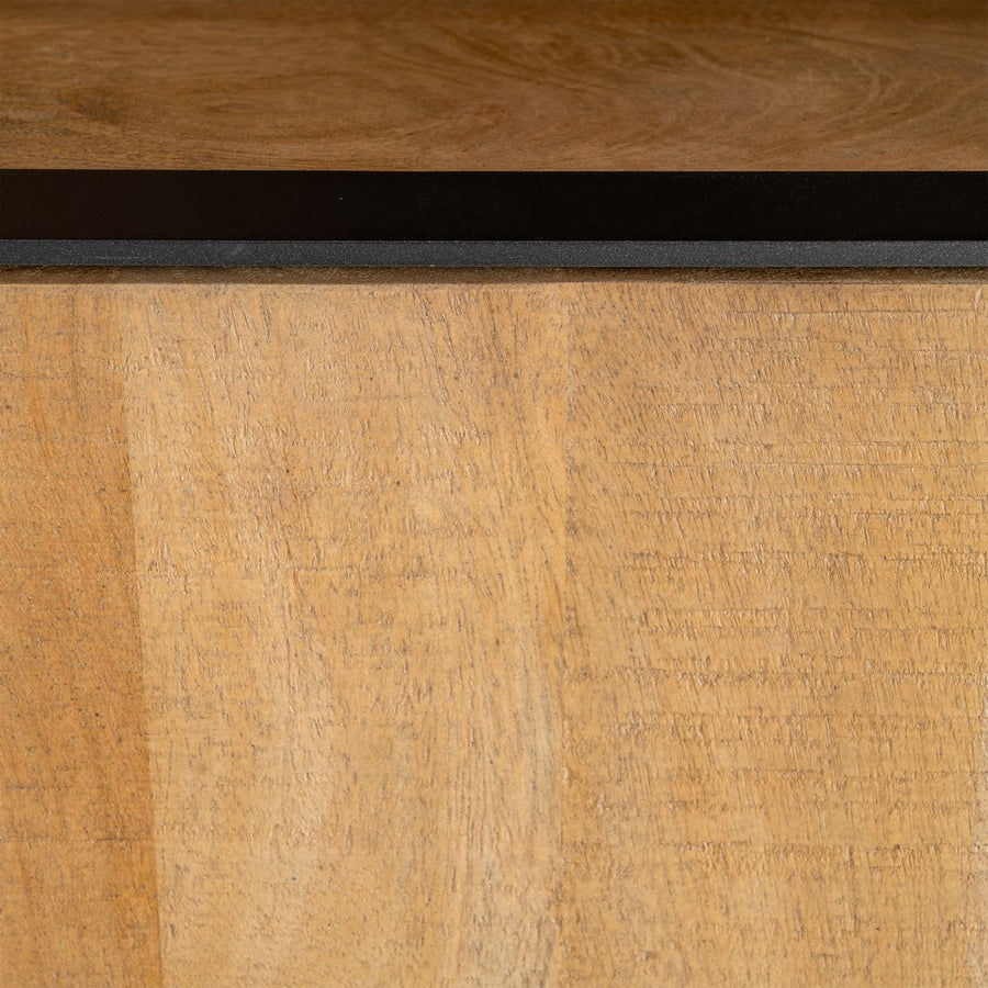 MUEBLE AUXILIAR NATURAL MADERA DE MANGO 60 X 44 X 181 CM
