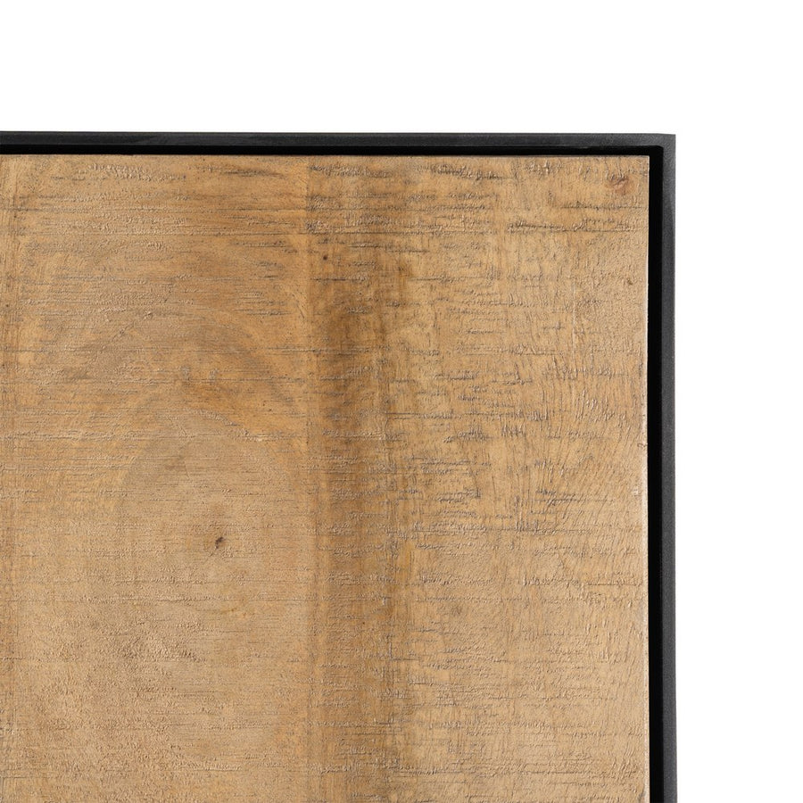 MUEBLE AUXILIAR NATURAL MADERA DE MANGO 60 X 44 X 181 CM