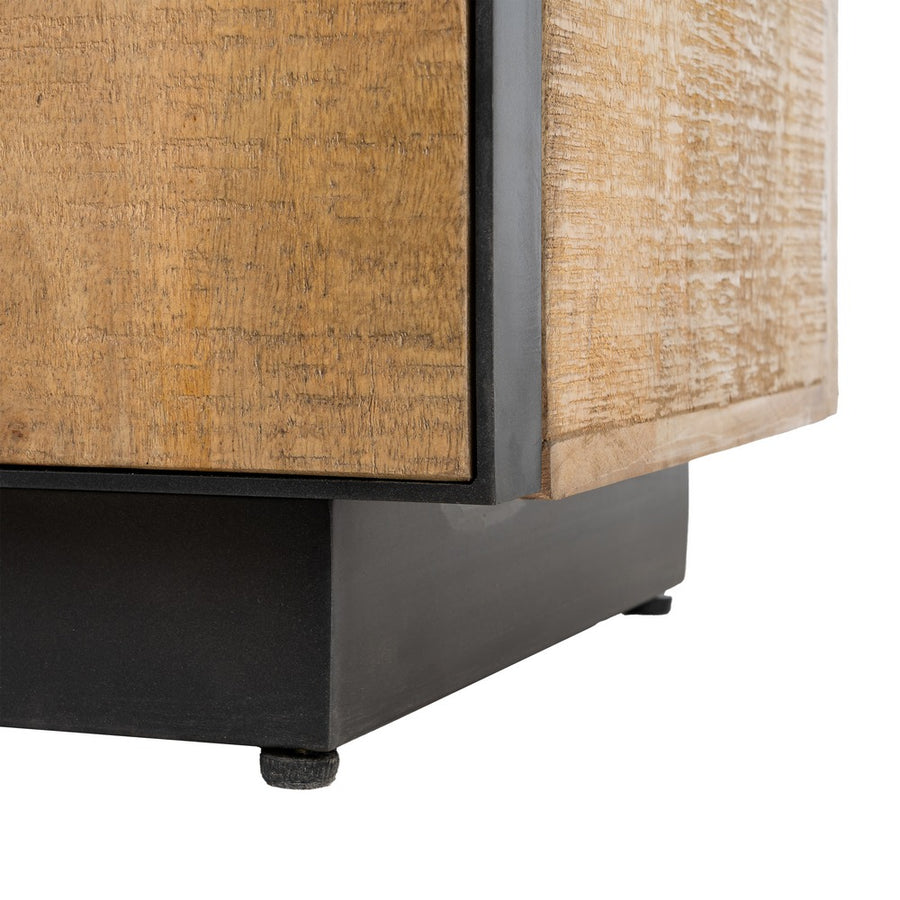 MUEBLE AUXILIAR NATURAL MADERA DE MANGO 60 X 44 X 181 CM