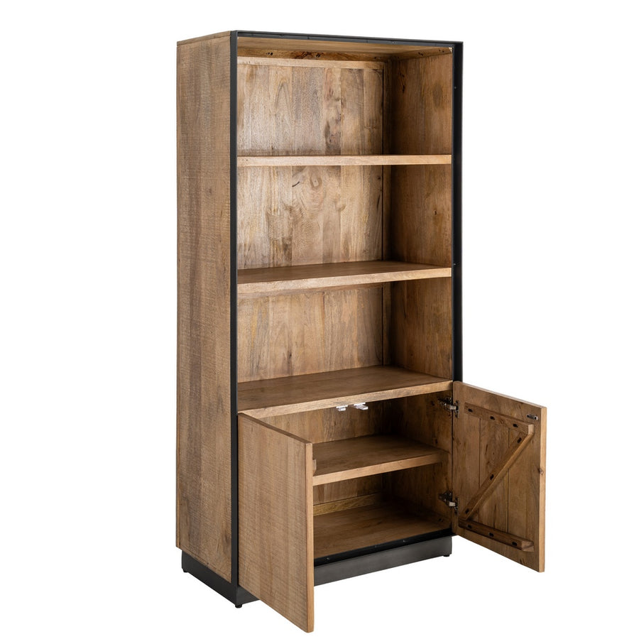 ALACENA NATURAL MADERA DE MANGO SALÓN 90 X 44 X 180 CM