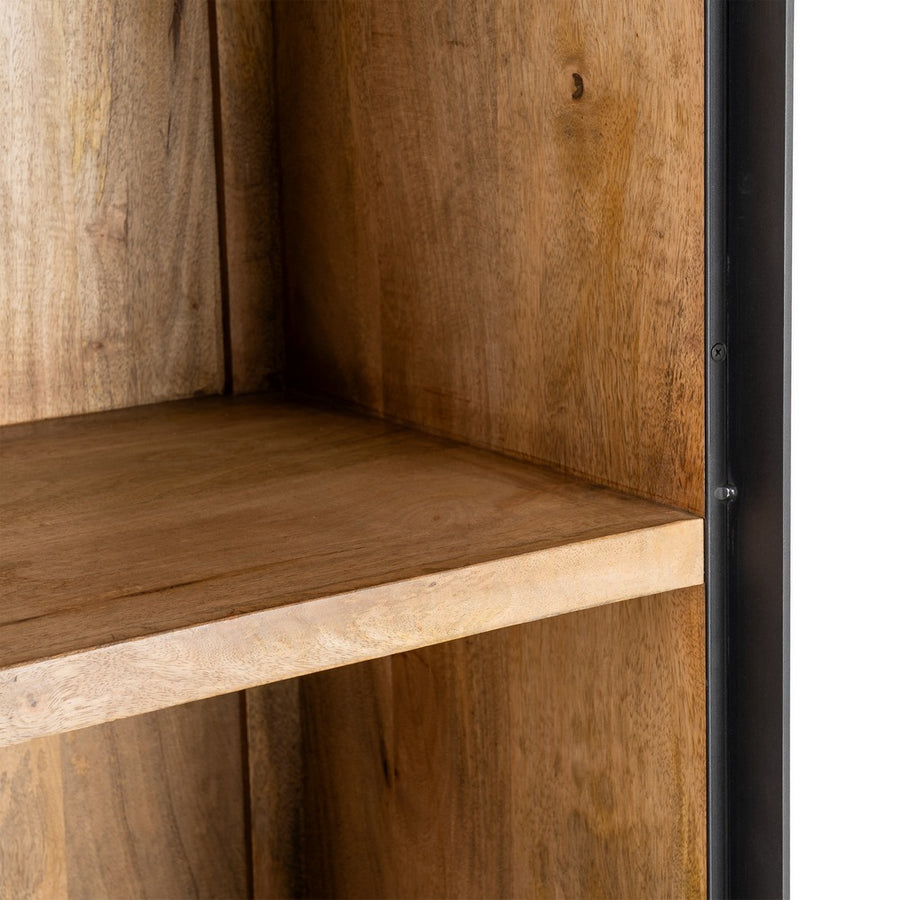 ALACENA NATURAL MADERA DE MANGO SALÓN 90 X 44 X 180 CM