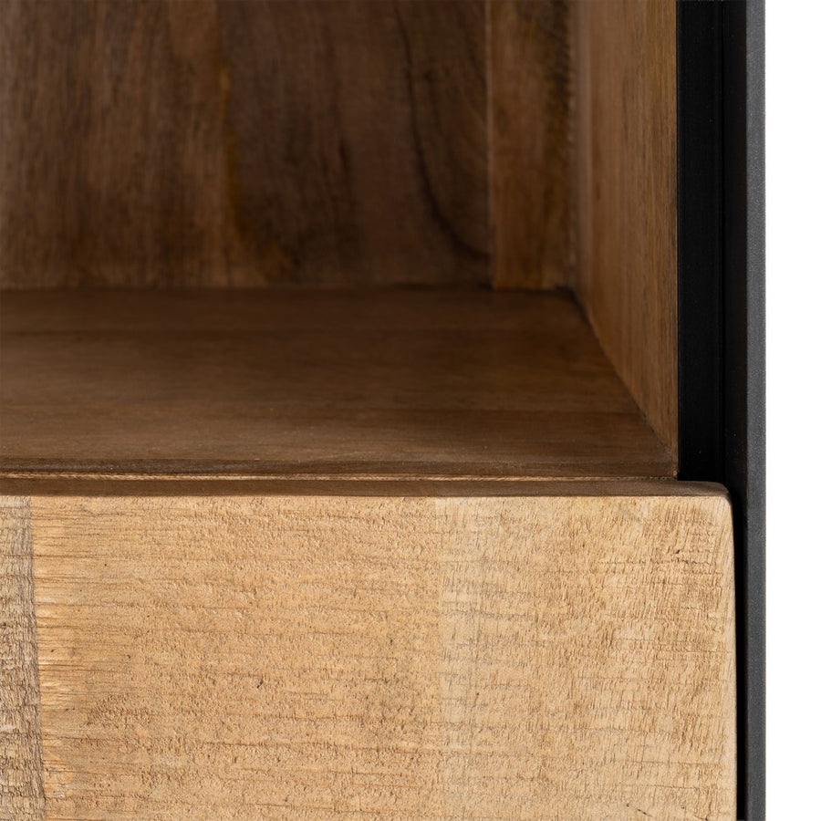 ALACENA NATURAL MADERA DE MANGO SALÓN 90 X 44 X 180 CM