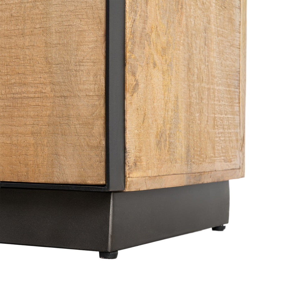ALACENA NATURAL MADERA DE MANGO SALÓN 90 X 44 X 180 CM