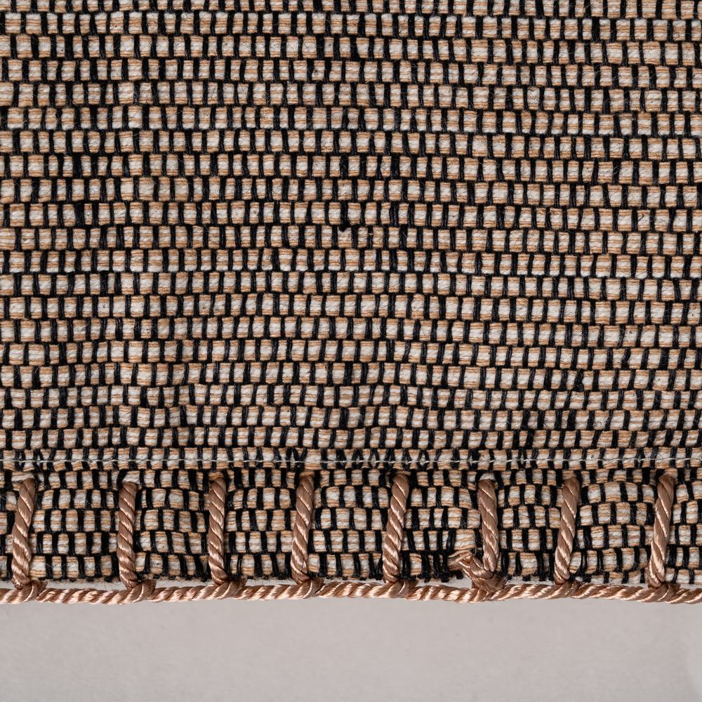 COJÍN MARRÓN ALGODÓN/TERCIOPELO 50 X 50 CM