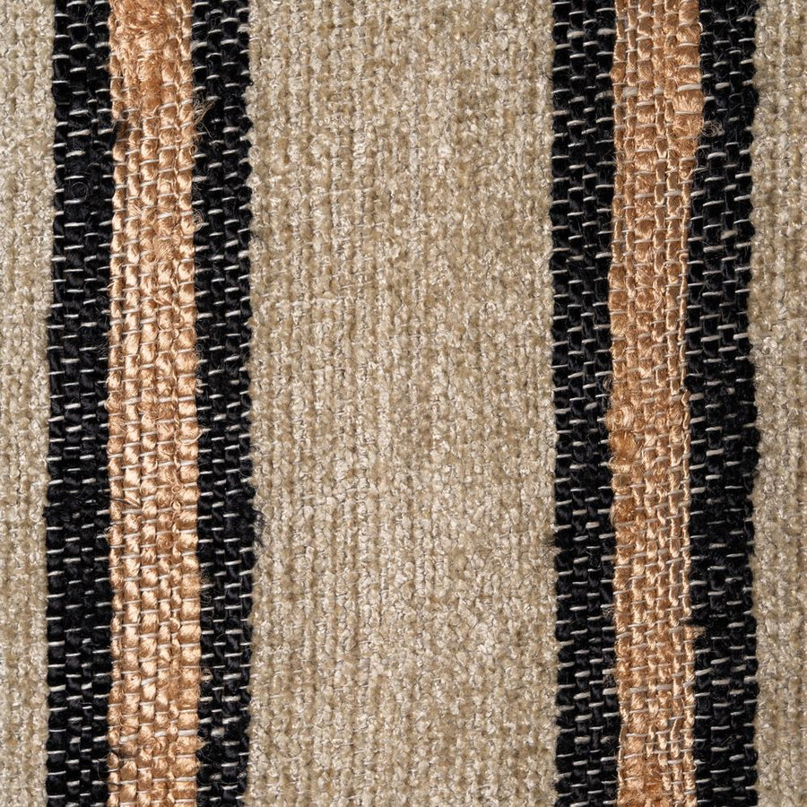 COJÍN BEIGE-OCRE ALGODÓN/TERCIOPELO 50 X 50 CM