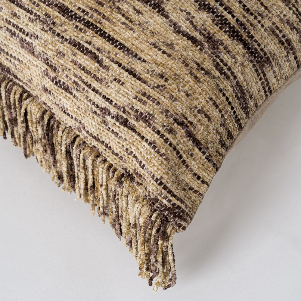 COJ�N BEIGE ALGOD�N/TERCIOPELO 30 X 50 CM