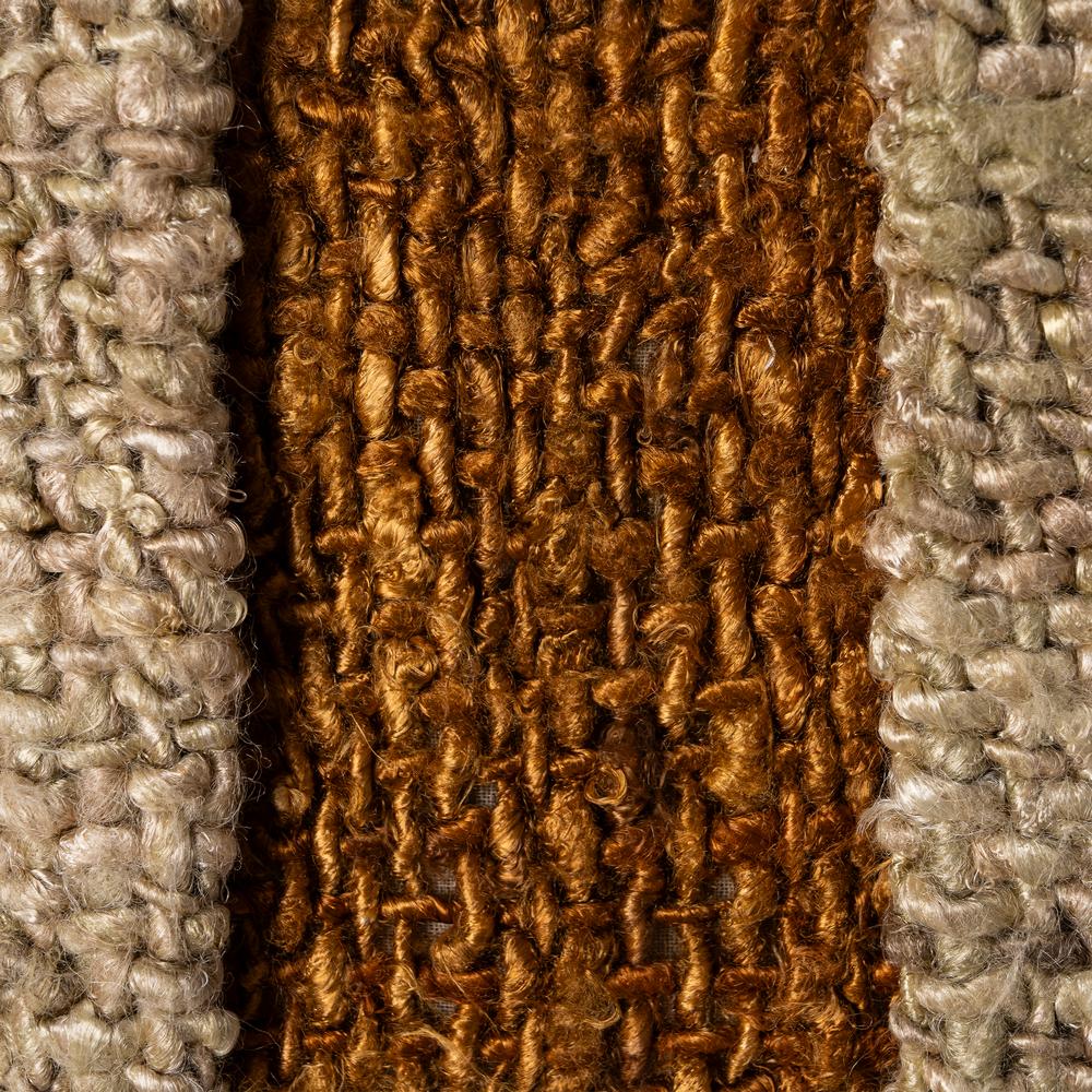 COJÍN BEIGE-OCRE VISCOSA-ALGODÓN 30 X 50 CM