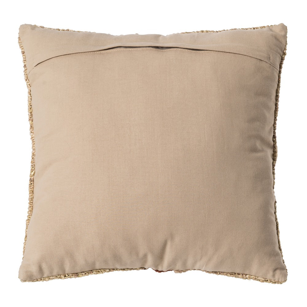 COJ�N BEIGE-VERDE VISCOSA-ALGOD�N 50 X 50 CM