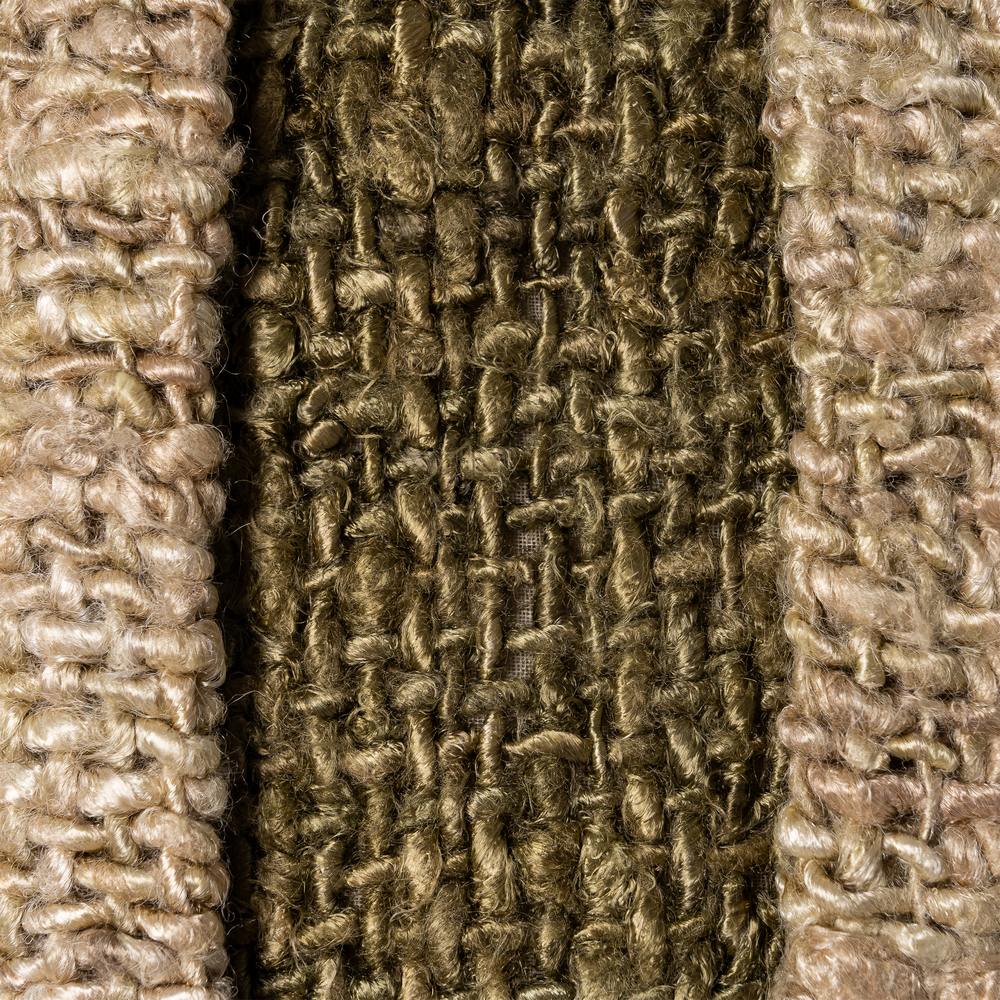 COJÍN BEIGE-VERDE VISCOSA-ALGODÓN 30 X 50 CM