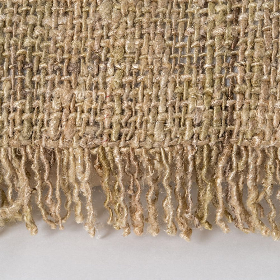 COJÍN BEIGE VISCOSA-ALGODÓN 50 X 50 CM