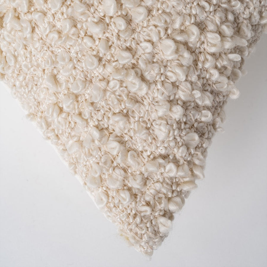 COJÍN BLANCO VISCOSA-ALGODÓN 50 X 50 CM