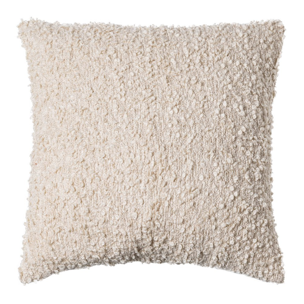 COJÍN BLANCO VISCOSA-ALGODÓN 50 X 50 CM