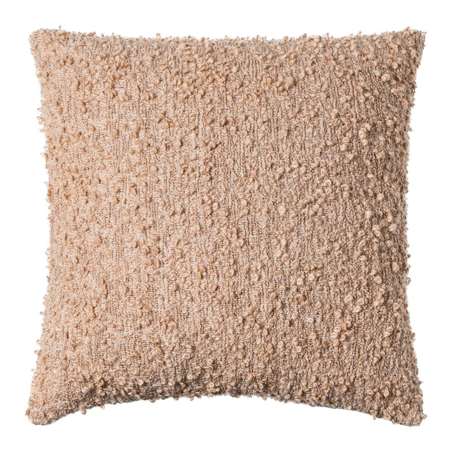 COJÍN MARRÓN VISCOSA-ALGODÓN 50 X 50 CM