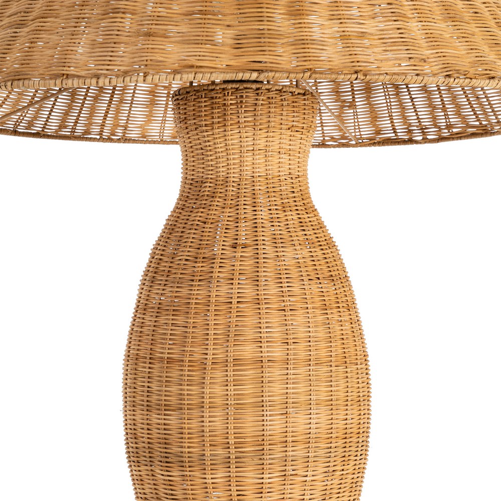 L�MPARA SUELO NATURAL RAT�N ILUMINACI�N 70 X 70 X 138 CM