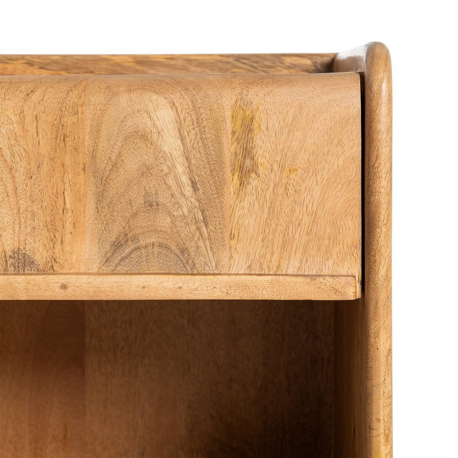 MESITA NATURAL MADERA DE MANGO 45 X 35 X 50 CM
