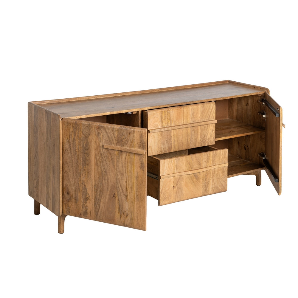 APARADOR NATURAL MADERA DE MANGO 160 X 45 X 70 CM