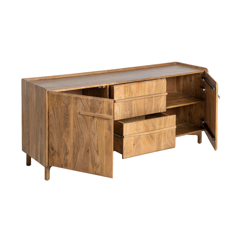APARADOR NATURAL MADERA DE MANGO 160 X 45 X 70 CM