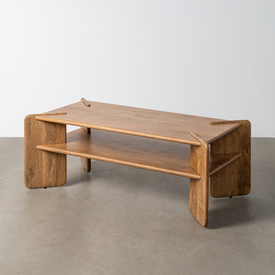 NATURAL MANGO WOOD COFFEE TABLE 121 X 61 X 45 CM