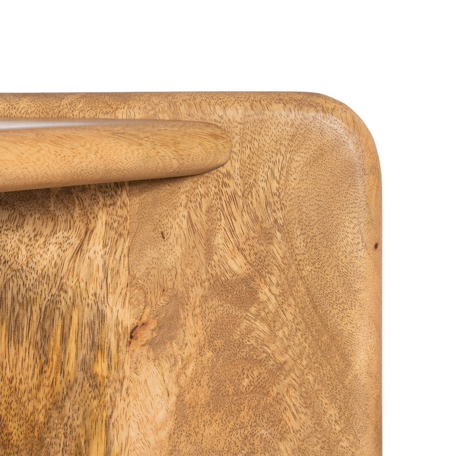NATURAL MANGO WOOD COFFEE TABLE 121 X 61 X 45 CM