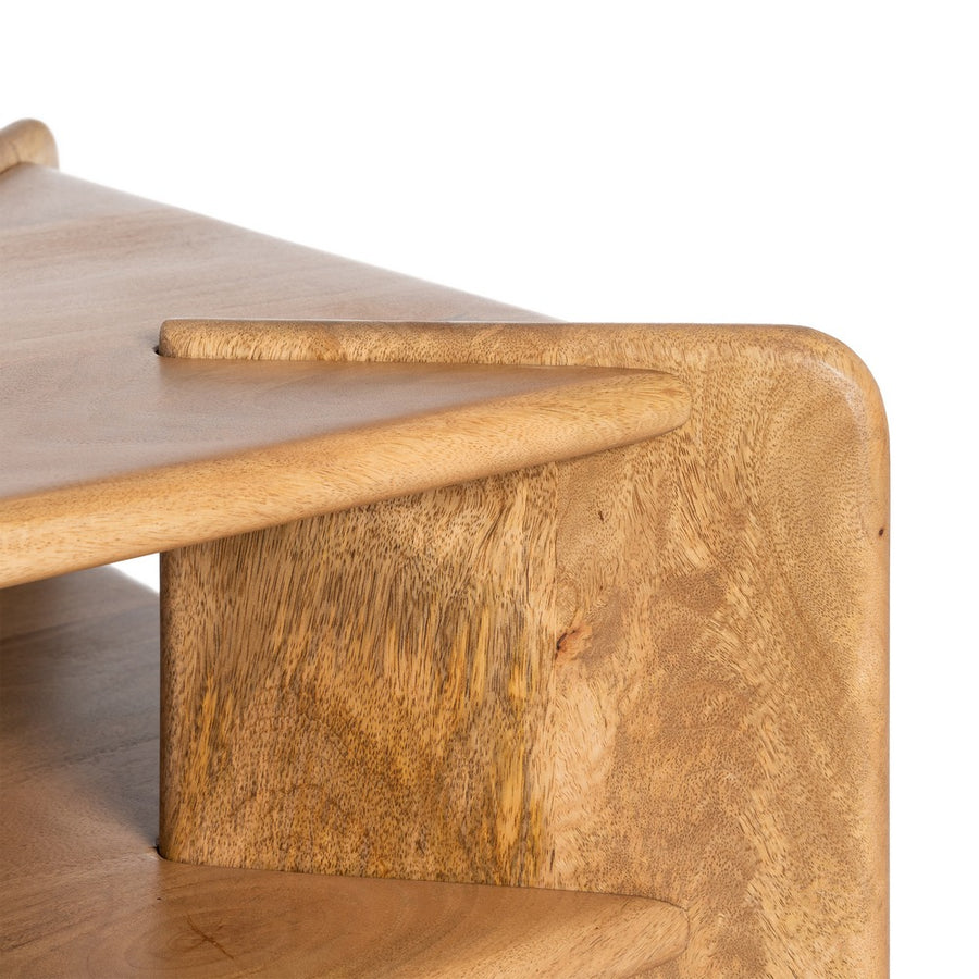 NATURAL MANGO WOOD COFFEE TABLE 121 X 61 X 45 CM