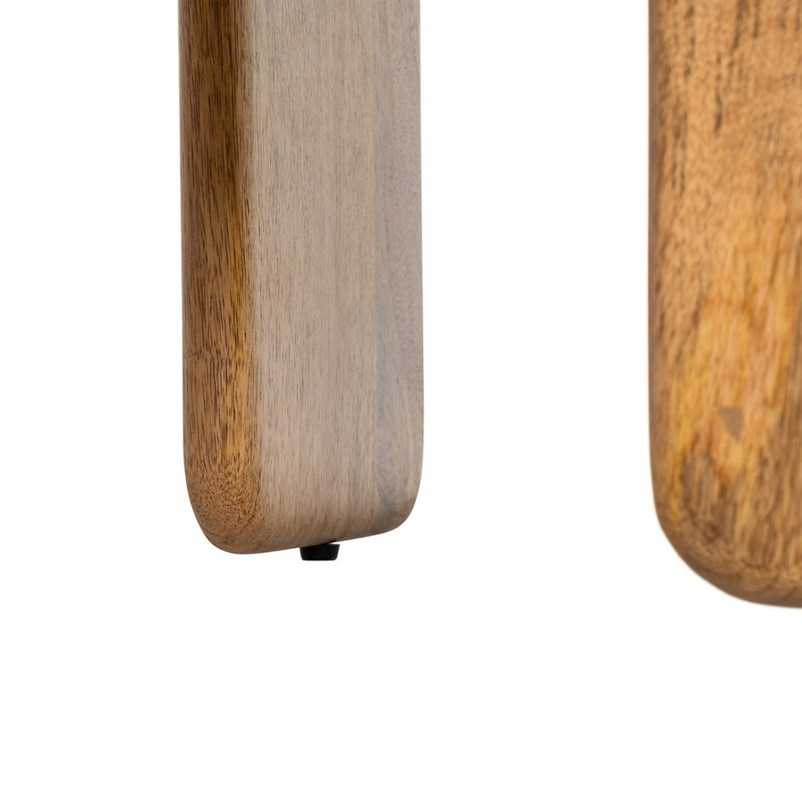 NATURAL MANGO WOOD COFFEE TABLE 121 X 61 X 45 CM