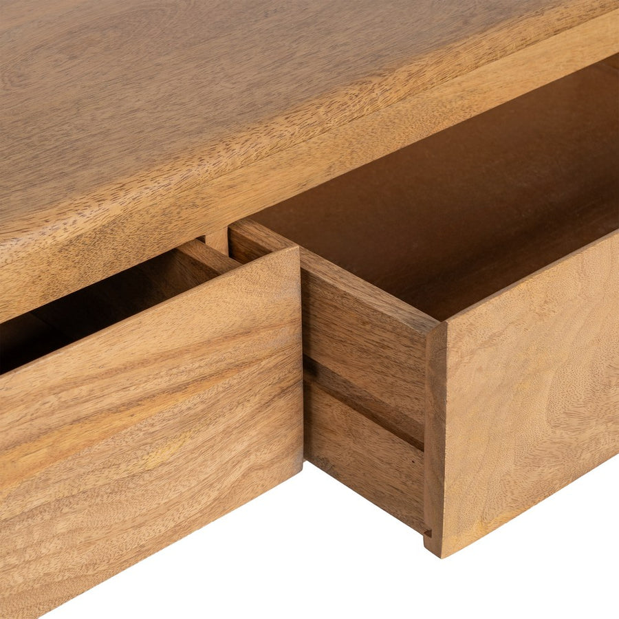 MUEBLE TV NATURAL MADERA DE MANGO 160 X 40 X 40 CM