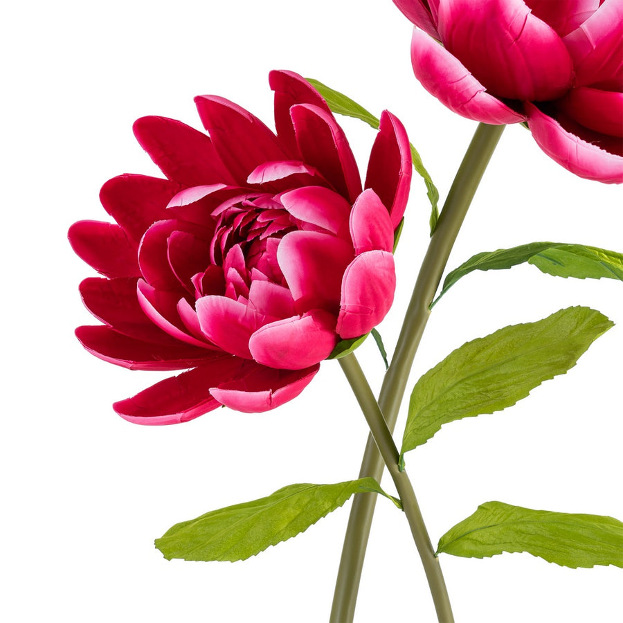 FLOR LOTO FUCSIA ARTIFICIAL DECORACIÓN 55 X 55 X 130 CM