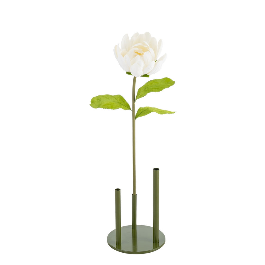 ARTIFICIAL WHITE LOTUS FLOWER DECORATION 32 X 32 X 100 CM