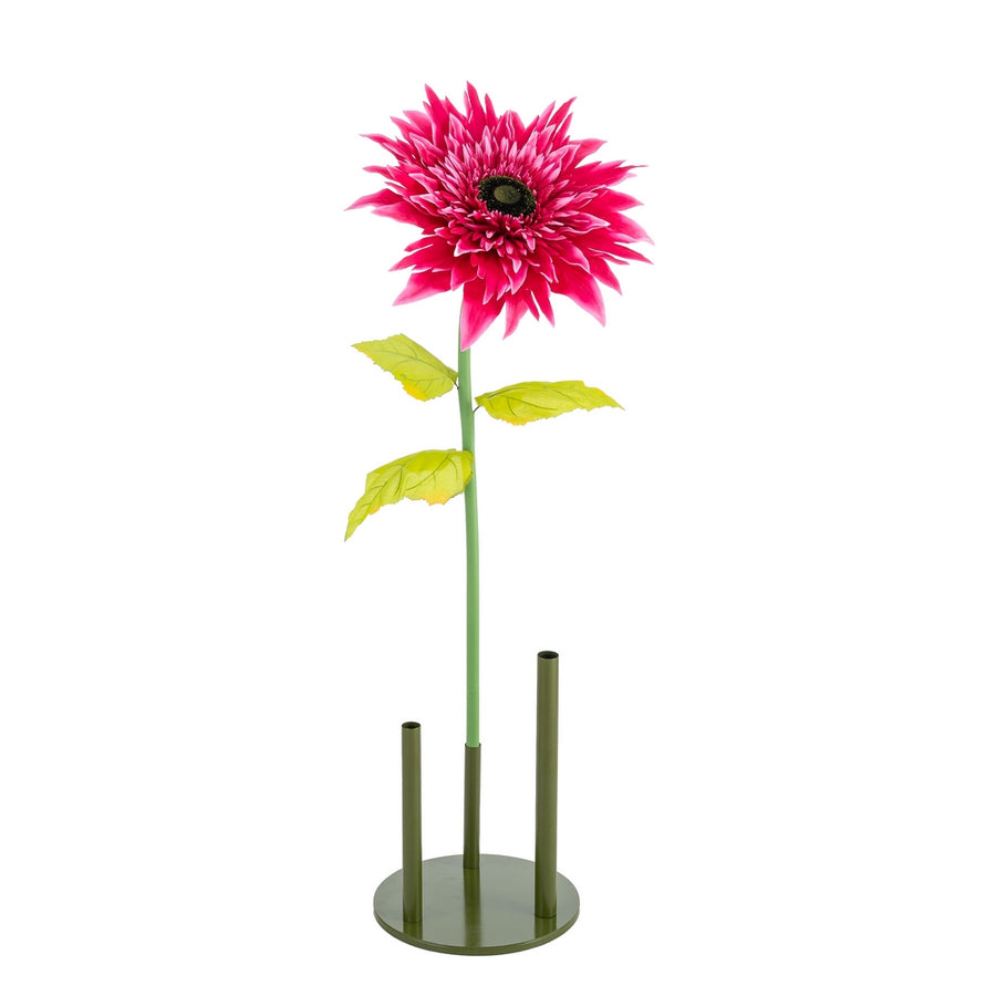 ARTIFICIAL FUCHSIA GERBERA FLOWER 40 X 40 X 125 CM